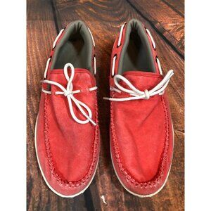 PATAGONIA Catalan Kula Moc Coral Canvas Shoes Womens 9.5 (2d1